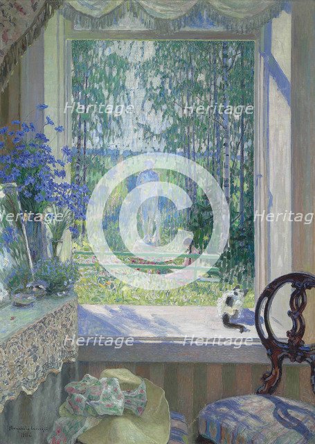 Open window onto a garden , 1911.