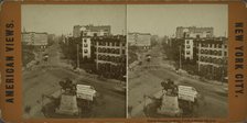 Union Square looking north towards 4th Ave, c1850-1930. Creator: Unknown.