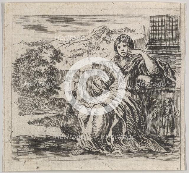 Juno, from 'Game of Mythology' (Jeu de la Mythologie), 1644. Creator: Stefano della Bella.