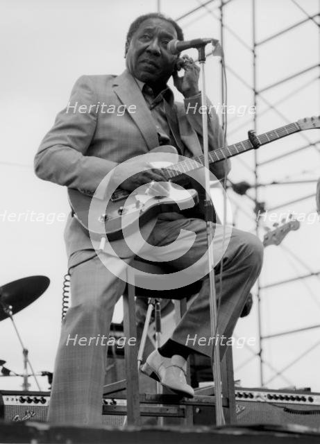 Muddy Waters, Capital Radio Jazz Festival, London, 1979. Creator: Brian Foskett.