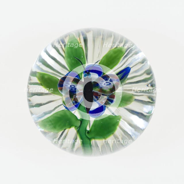 Paperweight, Baccarat, c. 1845-60. Creator: Baccarat Glasshouse.