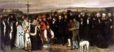 'The Funeral at Ornans', 1850. Artist: Gustave Courbet