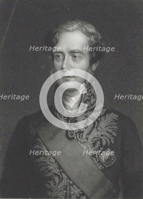 Portrait of George Villiers, 4th Earl of Clarendon (1800-1870). Creator: Sartain, John (1808-1897).