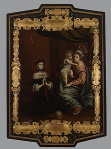 Epitaph of Katarzyna Jugiewic, from the St Mary's Church in Krakow, between 1684-1689. Creator: Unknown.