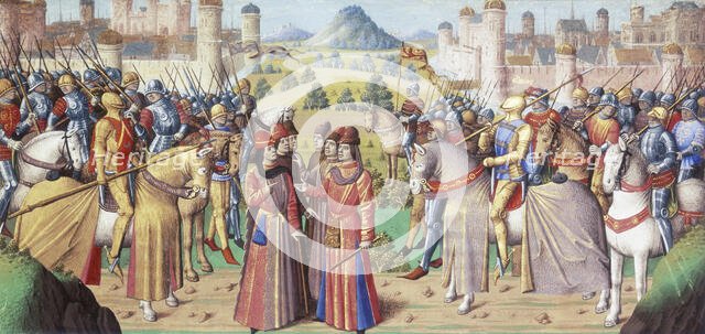 Armies meeting, 1475. Creator: Unknown.