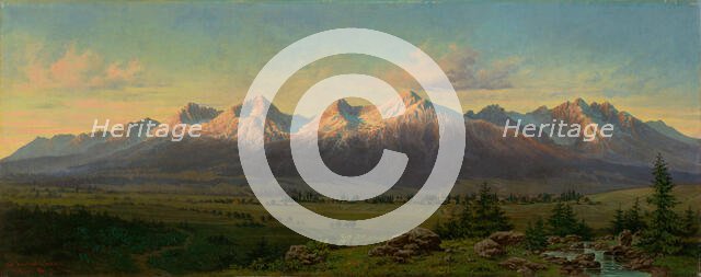High Tatras, 1887. Creator: Frantisek Klimkovic.