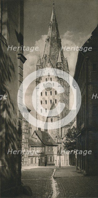 'Paderborn - Cathedral Tower', 1931. Artist: Kurt Hielscher.