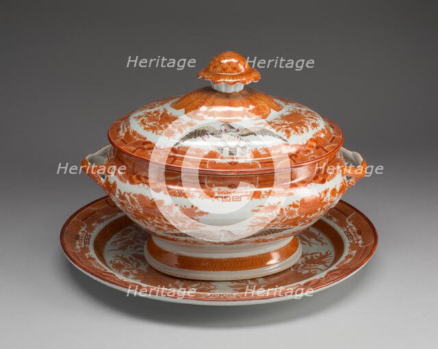 Covered Tureen and Platter, 1800/15. Creator: Unknown.