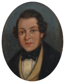 Miniature: Portrait of Abram Constable, brother of the artist, early 19th century. Creator: John Constable.