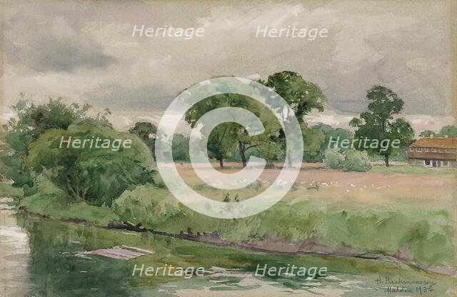 English Park View, 1936. Creator: Hugo Backmansson.