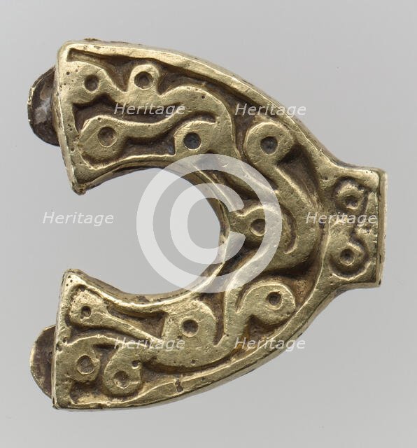 Gold Belt Hole Guard, Avar, 700s. Creator: Unknown.
