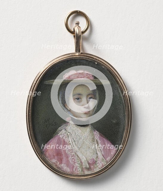 Unknown woman, 1763. Creator: Nathaniel Hone.