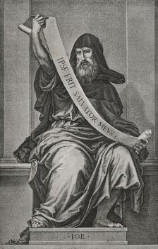 The prophet Job, 1877.  Creator: Unknown.