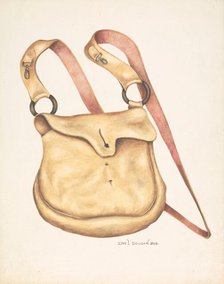 Ammunition Bag, 1938. Creator: Ethel Dougan.