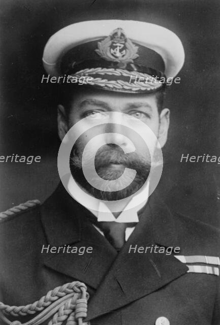 King George of England in uniform, Rotary Photo, 1911. Creator: Bain News Service.