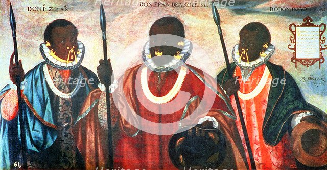 Mulattoes from Esmeraldas, Painting, 1599.