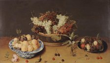 Still life with fruit and flowers, between 1624 and 1700. Creator: Isaak Soreau.