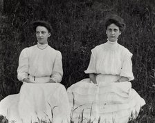 Untitled (Two Women in White), c1900, printed 1980. Creator: Wendell Hotter.