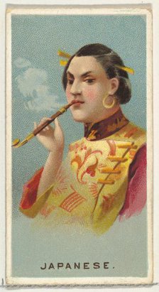 Japanese, from World's Smokers series (N33) for Allen & Ginter Cigarettes, 1888. Creator: Allen & Ginter.