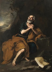 Peter the Apostle, 1665-1670. Creator: Murillo, Bartolomé Estebàn (1617-1682).
