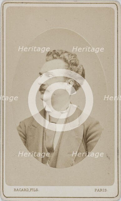 Portrait of the singer and composer Joseph Tagliafico (1821-1900), ca 1860. Creator: Photo studio Bacard Fils.