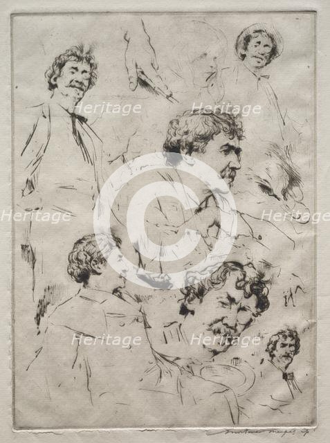 James MacNeill Whistler. Creator: Mortimer Menpes (British, 1860-1938).