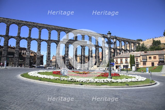 The Aqueduct of Segovia (Acueducto de Segovia), Segovia, Spain, 2007. Artist: Samuel Magal