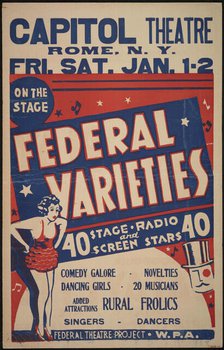 Federal Varieties, Rome, NY, [1930s]. Creator: Unknown.