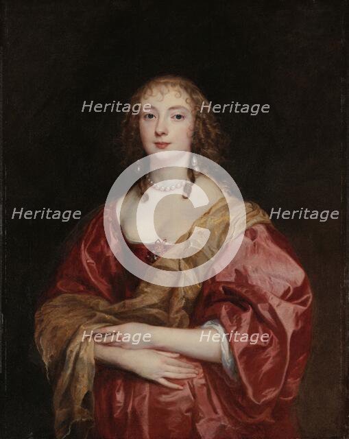 Portrait of Anne Carr, Lady Russell, Countess of Bedford (1615-1684), c1639. Creator: Dyck, Sir Anthony van (1599-1641).