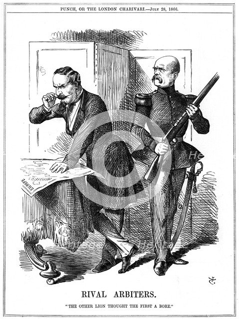 'Rival Arbiters', 1866. Artist: John Tenniel