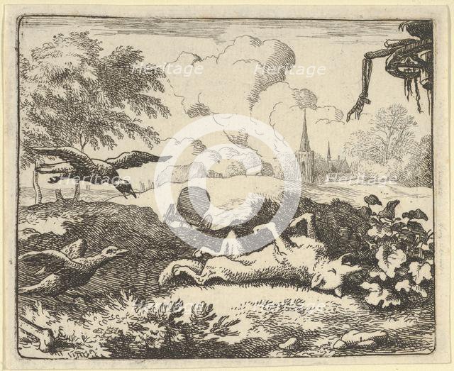 The Reading of a Criminal Action Againt Renard, 1650-75. Creator: Allart van Everdingen.