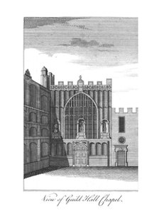 'View of Guild Hall Chapel.', c1775. Artist: Unknown.