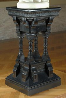 Pedestal, c. 1870. Creator: Daniel Pabst (American, 1826-1910), attributed to.