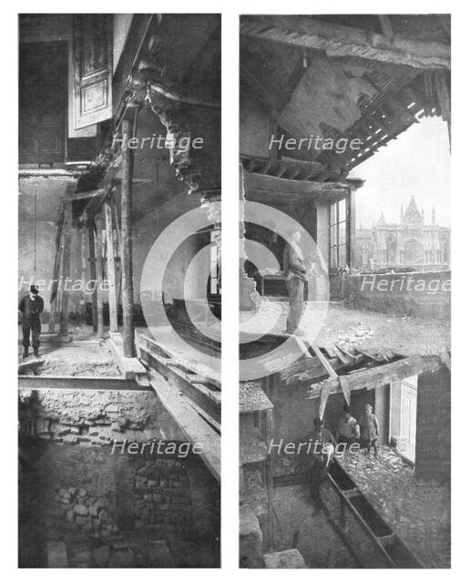 'En France les villes du front continuent a Souffrir', 1915 (1924). Creator: Unknown.