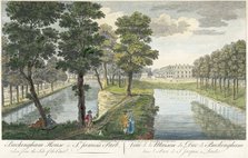 'Buckingham Palace in St James Park', London, 1750. Artist: Unknown.