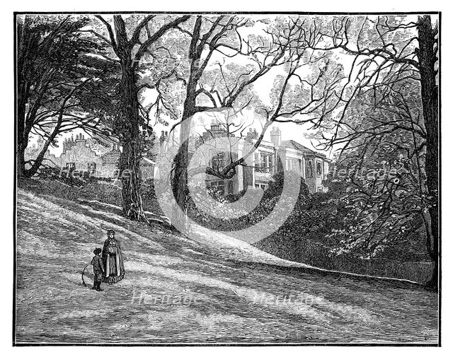 Pembroke Lodge, Richmond, London, c1888. Artist: Unknown