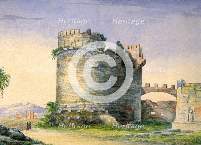 Tomb of Caecilia Metella, Rome, Italy. Artist: Unknown