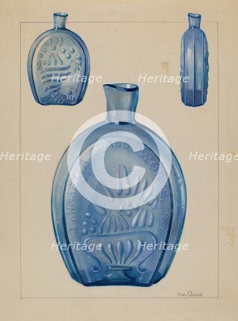 Flask, 1935/1942. Creator: Charles Caseau.