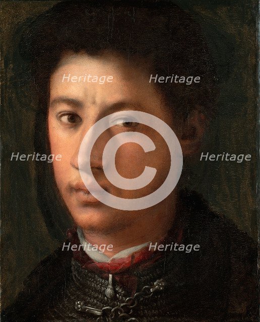 Portrait of Alessandro de' Medici (1510-1537), 1534-1535. Artist: Pontormo (1494-1557)