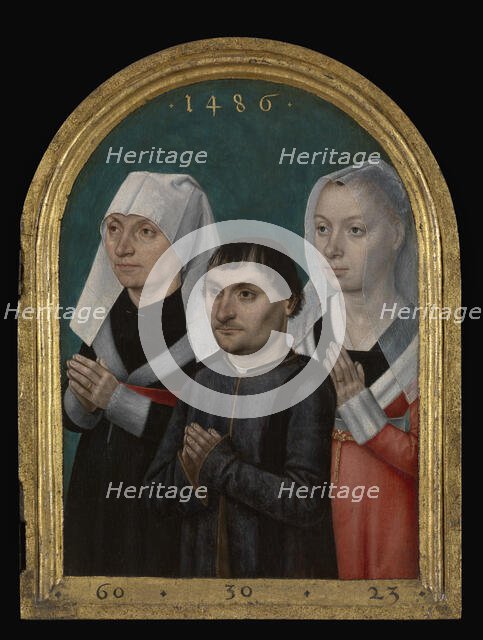 Three Donors, 1486. Creator: Master of the Saint Ursula Legend.