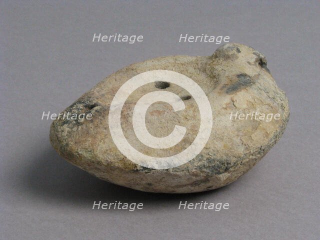 Oil Lamp, Coptic, 4th-7th century. Creator: Unknown.