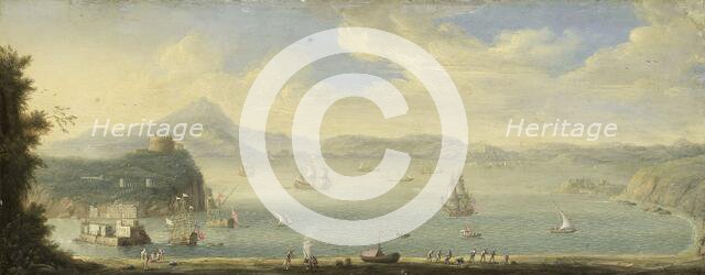View of the Gulf of Naples, 1675-1750. Creator: Unknown.