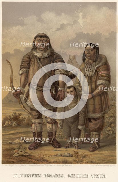 Reindeer Chukchi, 1862. Creator: Zakharov.