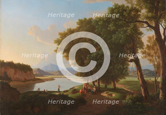 The Aqua Cetosa near Rome, 1810. Creator: Pieter Rudolph Kleijn.