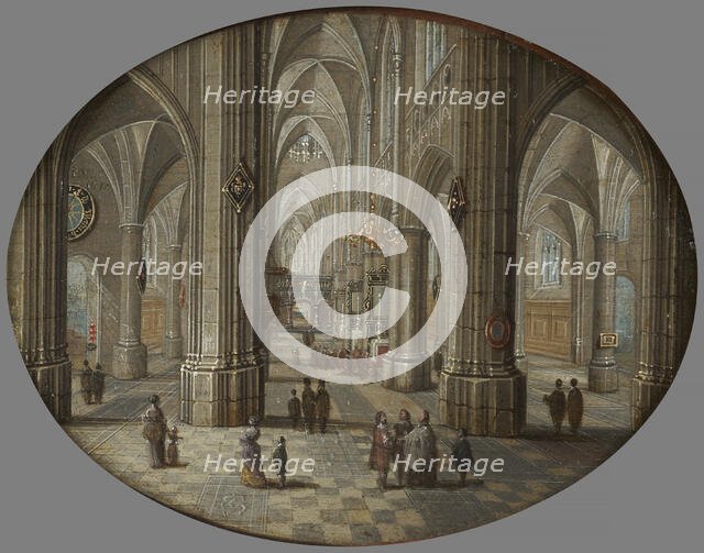 Intérieur d'église - Effet de jour, 1657. Creator: Pieter Neefs.