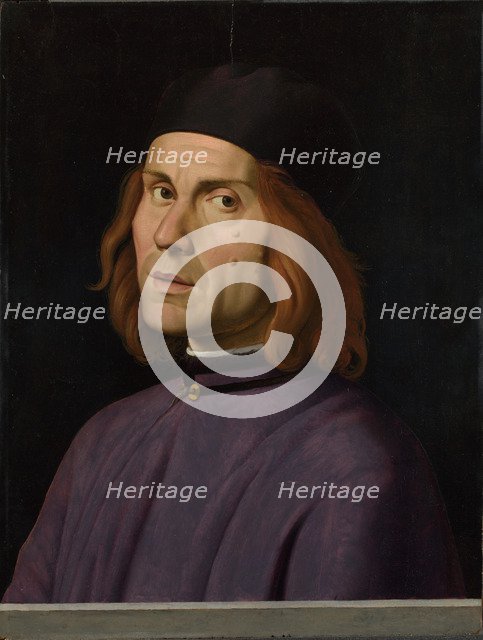 Portrait of Battista Fiera, c.1508. Artist: Costa, Lorenzo (1460-1535)