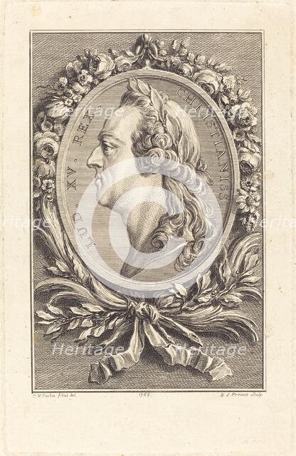 Louis XV, 1765. Creator: Benoit-Louis Prevost.