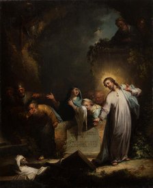 The Raising of Lazarus, c1750-1765. Creator: Johann Georg Trautmann