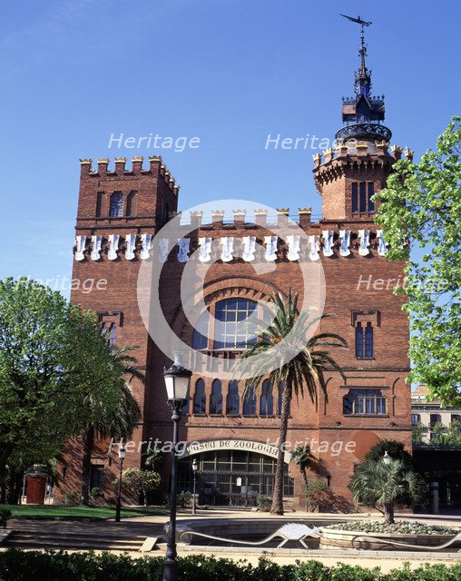 Barcelona, 'Castell dels Tres Dragons' (Three Dragons Castle), home of the Museum of Zoology, des…