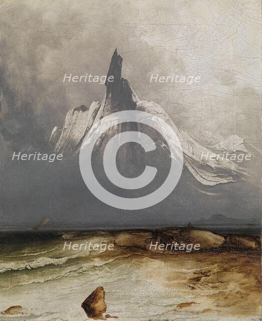 Stetind in Fog, 1864. Creator: Peder Balke.